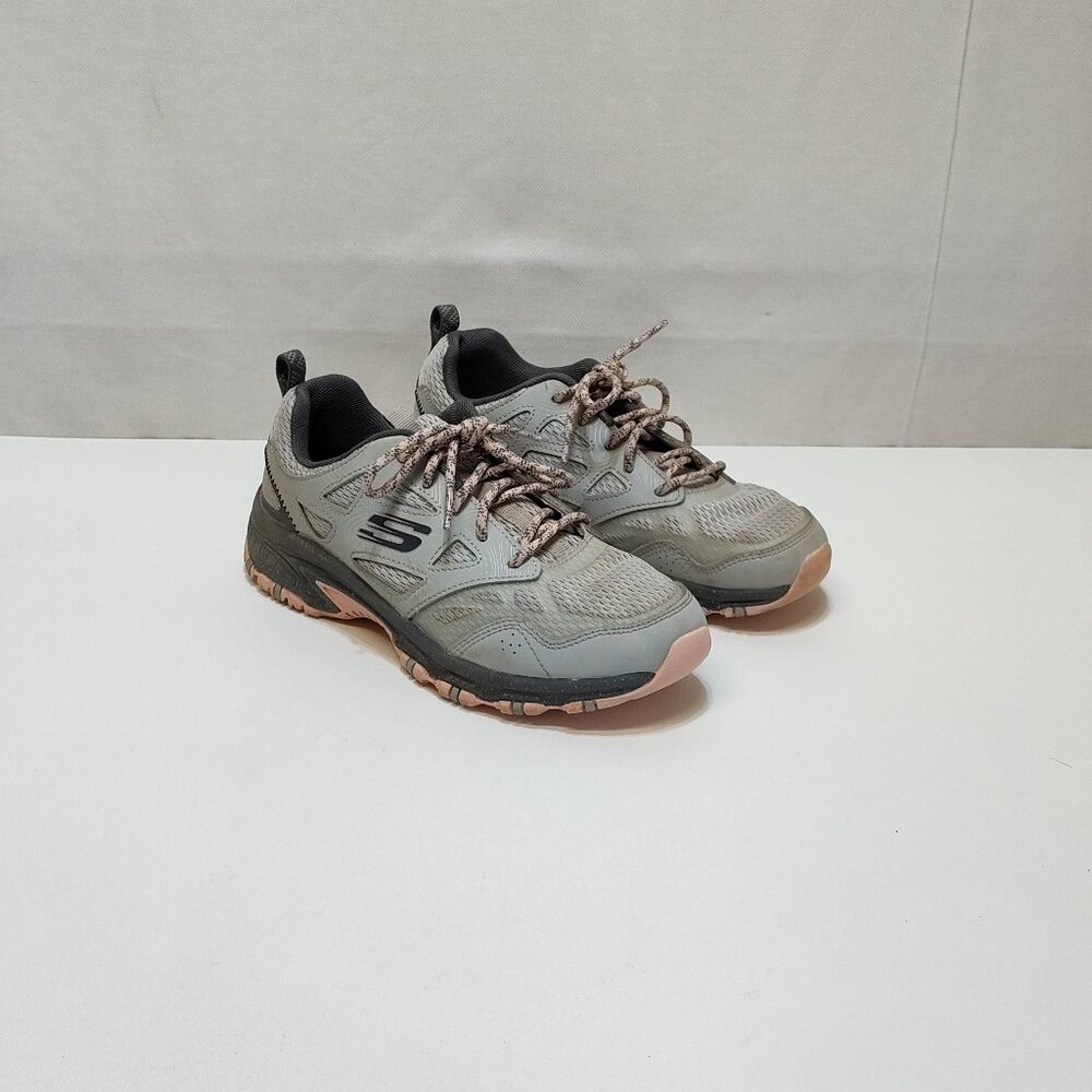 SKECHERS Hillcrest Pure Escapade Trail Runnin Hiking Women Sz 7 Leather SN149821